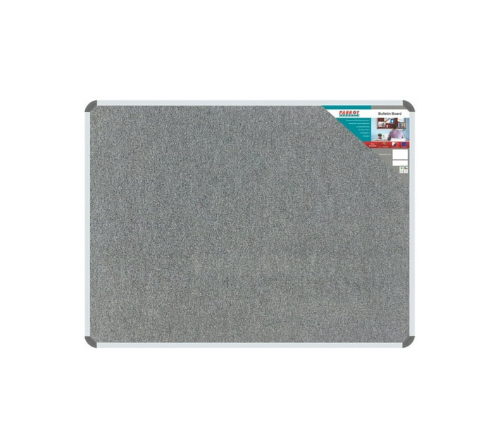 Someone’s in a Makro BULLETIN BOARD RIBBED ALUM FRAME 1200*900MM LAUREL