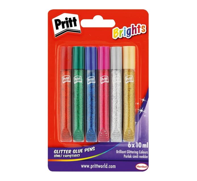 Someone's in a Makro Pritt 10 ml Kids Art Glitter Glue Pens Assorted 6-Pack  Assorted Mood