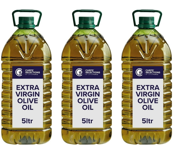 Buy Chef Extra Virgin 5lt Olive Oil Plastic Bottle (3 x 5 L) in