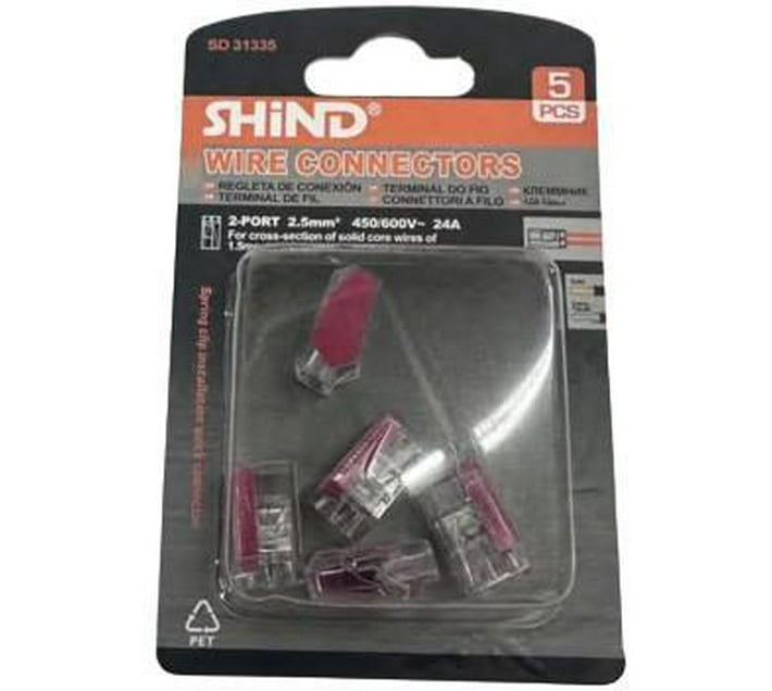 Shind SD31335 Butt Splice Wire Connector (Black, Pack of 1) Makro