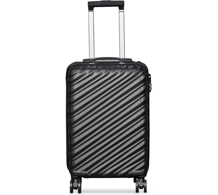 ETLAMO Trolley Bag Cabin Suitcase 4 Wheels 35 inch (Black) Makro