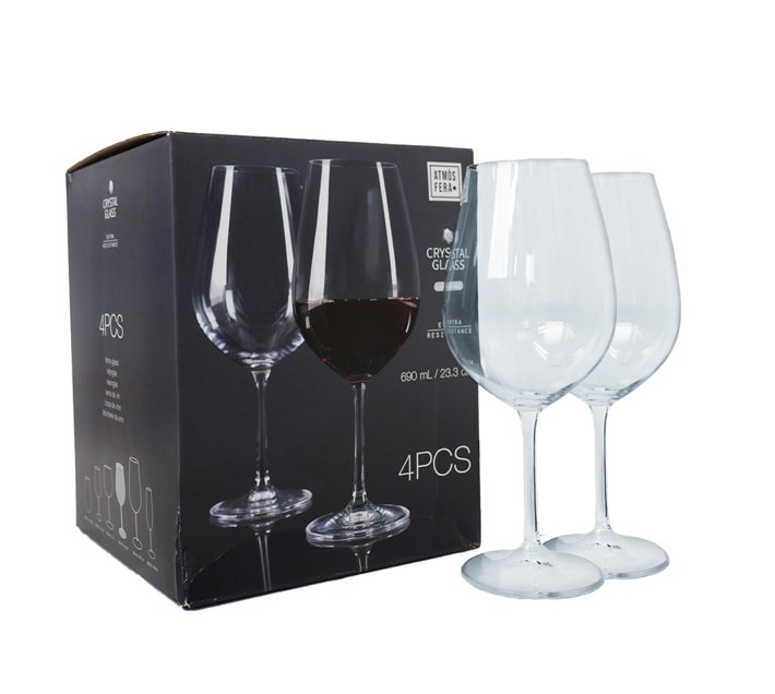 Someone’s in a Makro Red Wine Glasses 690ml 4 Pieces Crystalline Mood