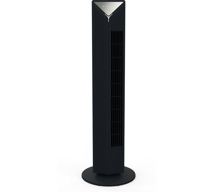 Crystal Aire AT0321F A++ Silent Operation Tower Fan (Black, Pack of 1