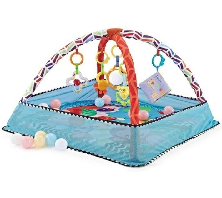 Phronex Baby Activity Gym Foldable Play Mat with 18 Balls Toys Crib Toy and Play Gym Multicolour Makro