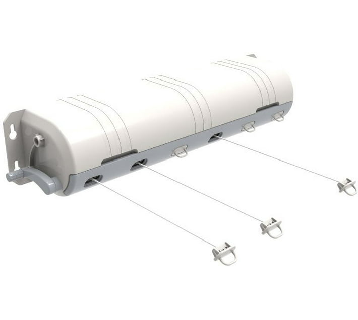 CASA Steel Wall Cloth Dryer Stand 6Line Retractable Wall Mounted