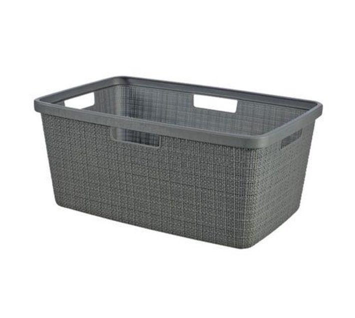 Malark Large Storage Basket Grey Makro