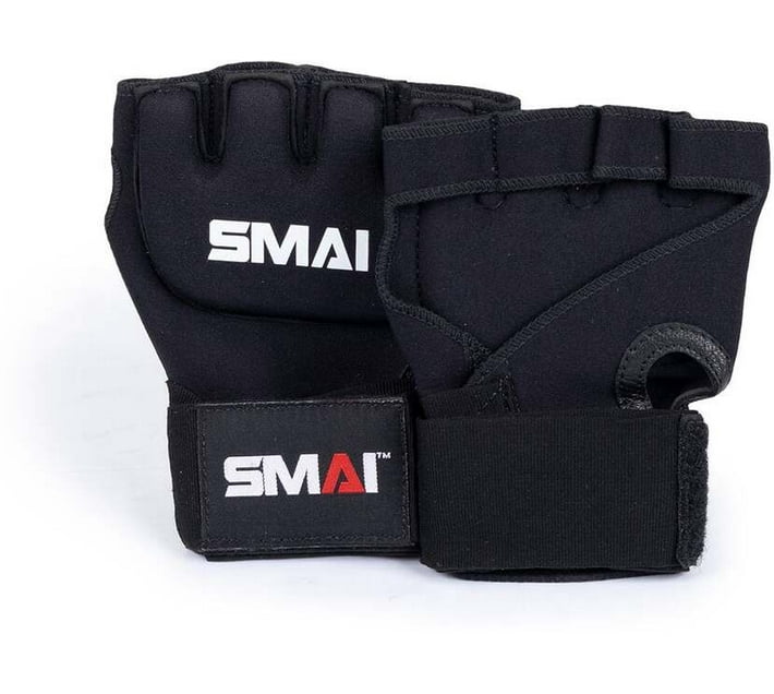 SMAI GEL HAND WRAPS LARGE Inner Gloves (Black) Makro