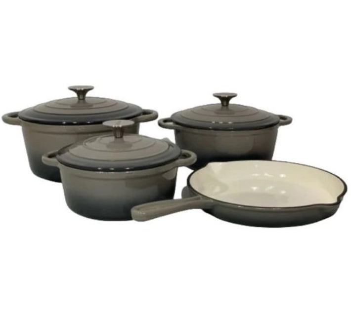 Buy Cookwell 7pc Kitchen Non Stick Cooking Pots and Pans Sets Cookware ...