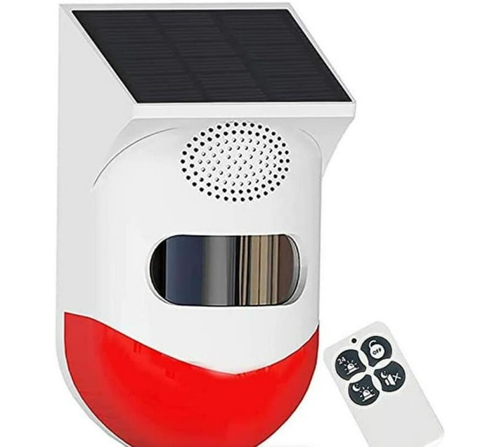 Security Sensor Alarm Solar Wireless Sensor Security System () Makro