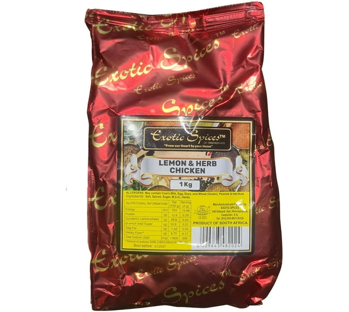 Exotic Spices Lemon & Herb Chicken (1 kg) Makro