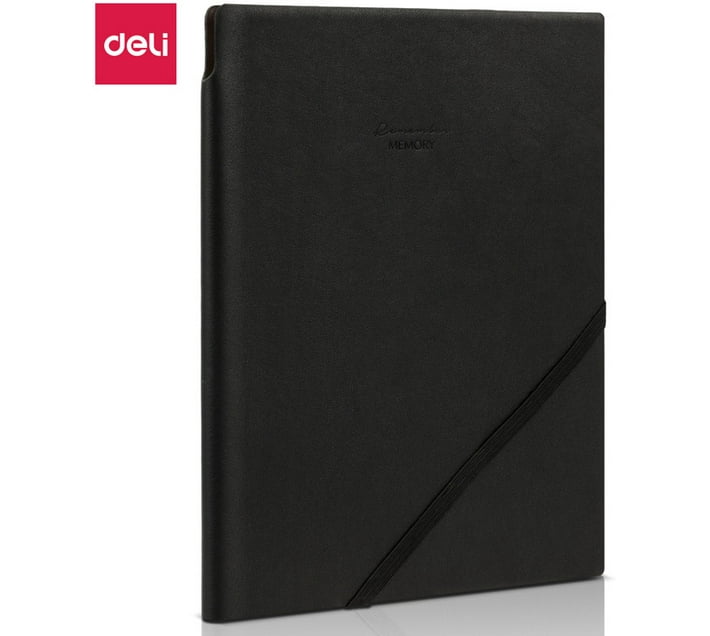 2 X Cumberland A5 A-Z Index Notebook Black & Red Hard Cover 100P Feint Ruled - Foto 3