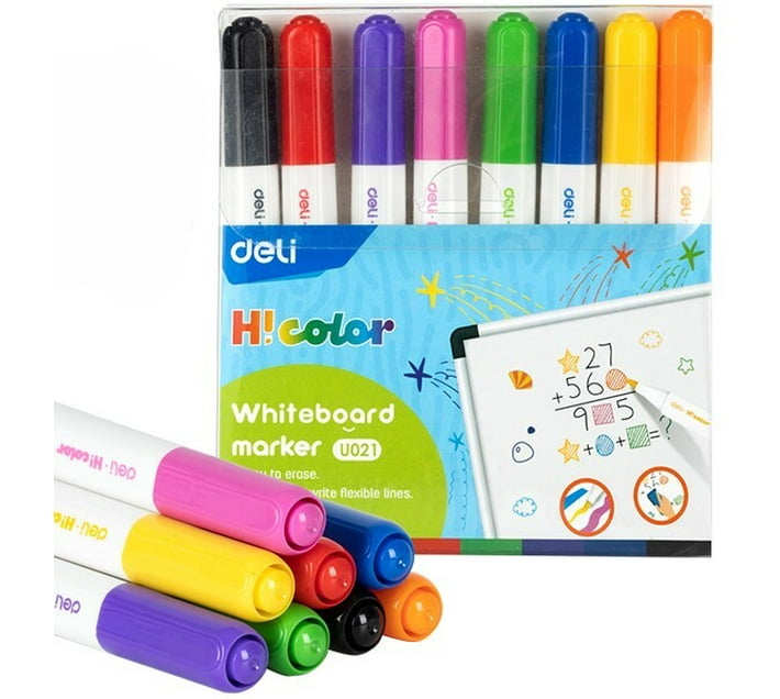 deli Whiteboard Markers 8pcs Makro