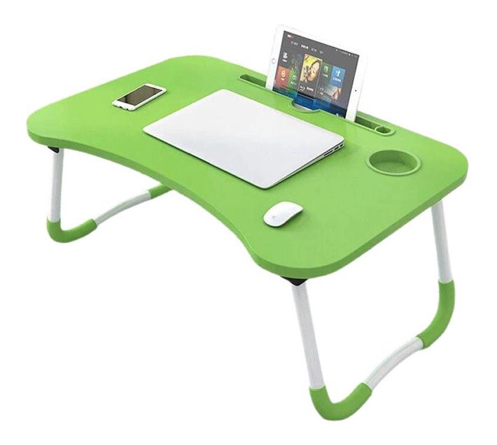 Someone’s in a Makro Portable Foldable Laptop Stand Desk for Bed & Sofa