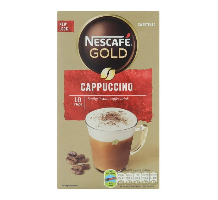 Someone’s in a Makro Nescafe 10 x 18g Cappuccino Sachets Mood