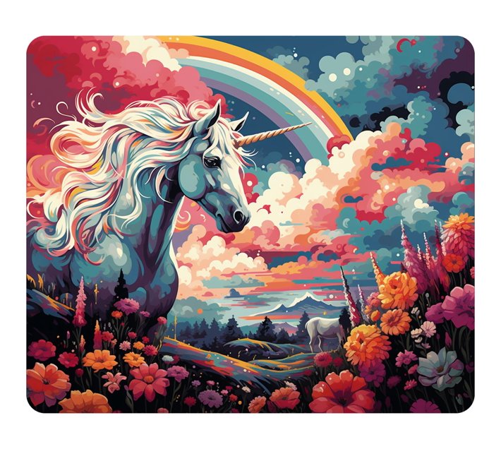 Someone’s in a Makro Mouse Pad - Unicorn Utopia Pixelated unicorns ...