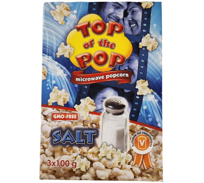 Top of the Pop Mircowave Salt Popcorn (300 g, Pack of 5) Makro