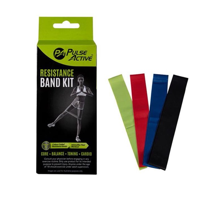 Someone’s in a Makro Resistance Band Kit Home Exercise Equipment