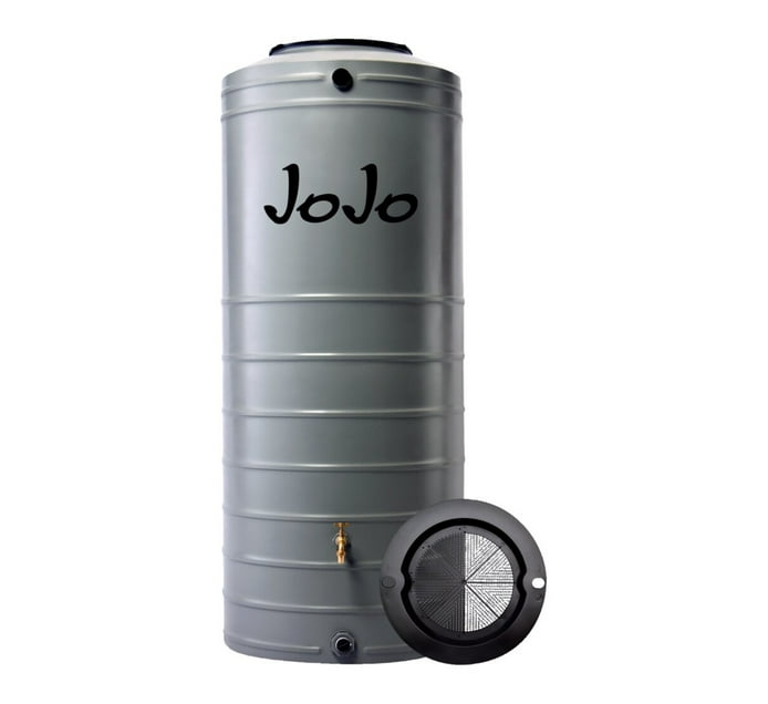 Jojo Tanks 1000lt Slimline Water Tank Cloudy Grey | Makro