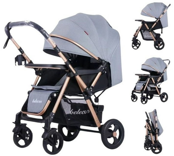 belleco abc008 Stroller Pram (5, Grey) | Makro