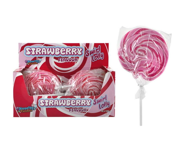 Sweet Lolly - Strawberry - Giant - 140g - 3 Pack | Makro