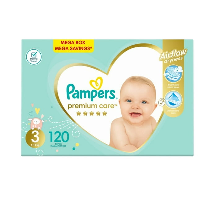 Pampers premium care store 2 mega box