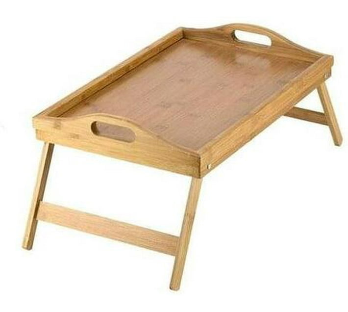 Foldable Bamboo Bed Tray Bamboo Bed Tray Tray Serving Set (Pack of 1