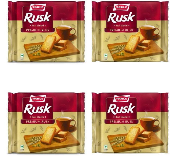 Parle Elaichi Rusk Cardamom flavoured Elaichi Rusk (4 x 200 g) | Makro