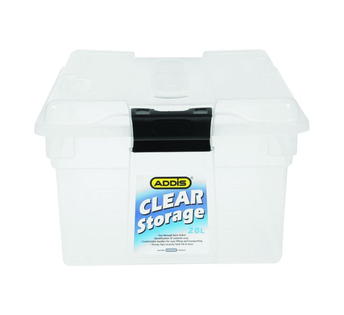 Addis 28L Storage Box Clear 28L Makro