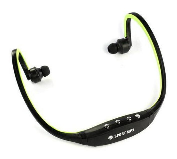 Someone’s in a Makro Wireless Neckband Bluetooth Sports MP3 Player with
