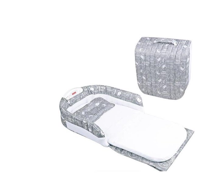 Portable Baby Separated Bed Grey Makro