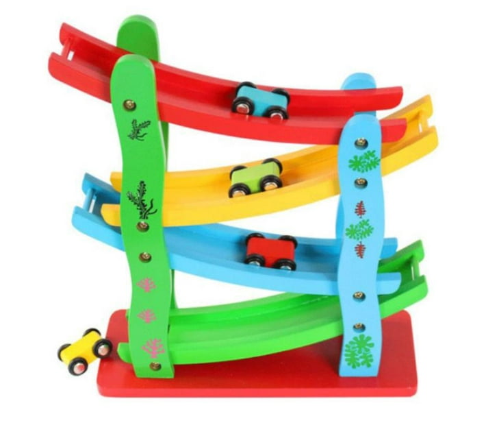 Someone’s in a Makro Wooden Four-Layer Ladder Glider Children's Toy Mood