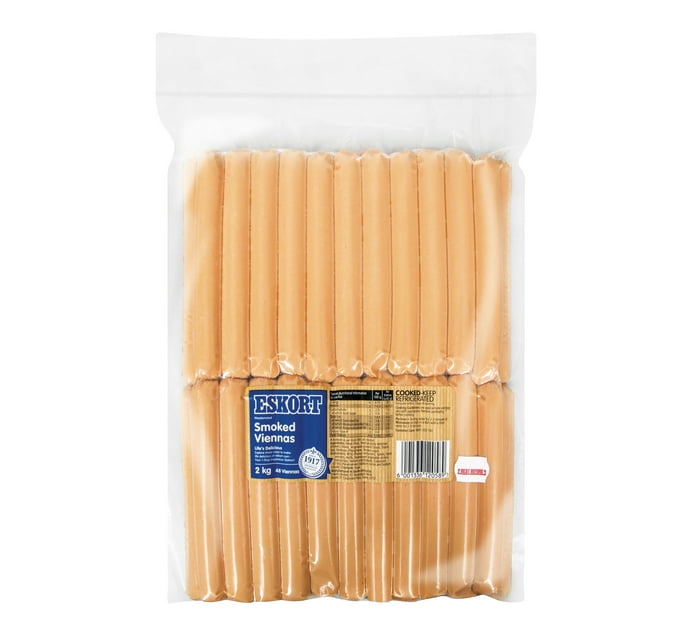 Eskort Smoked Viennas (1 x 2kg) | Makro