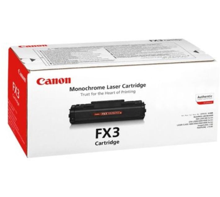 Canon FX-3 Black Original For Canon CFX-L3500IF, L4000 Printer The ...