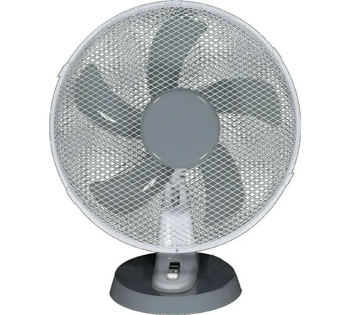 Desk Fan DTF123 B 1200 mm 5 Blade Table Fan (Grey, Pack of 1) Makro