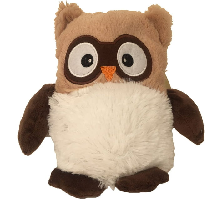 Dothome Brown Owl Microwave Heating Pad 300 ml Hot Water Bag (Brown