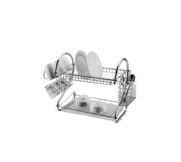 Someone’s in a Makro 2 Tier Stainless Steel Kitchen Dish Drying Rack