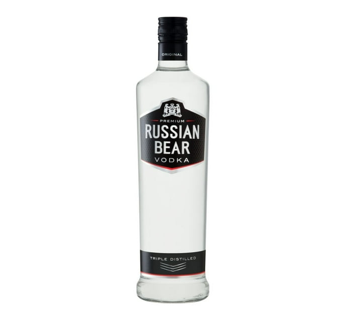 Someones In A Makro Russian Bear Vodka 12 X 750ml Mood 8312