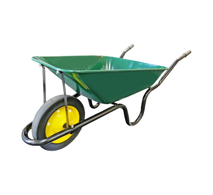 Someone’s in a Makro Crucible Tools Wheelbarrow Green Mood