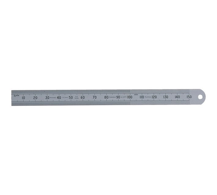 Rustless Ruler Someone’s in a Makro 150mm FLEXIBLE RUSTLESS RULE ROUND END Mood