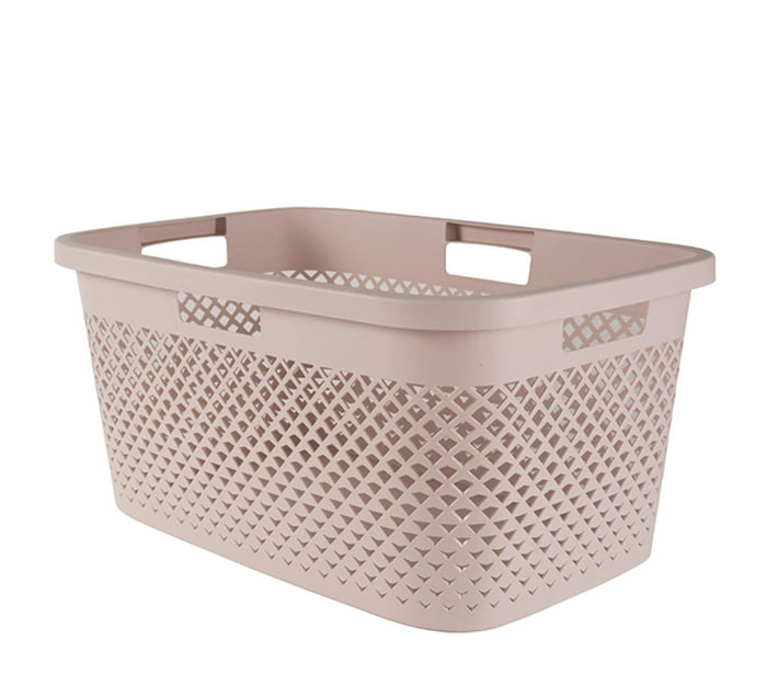 Curver by Keter Pure Laundry Basket 47L Pink Makro