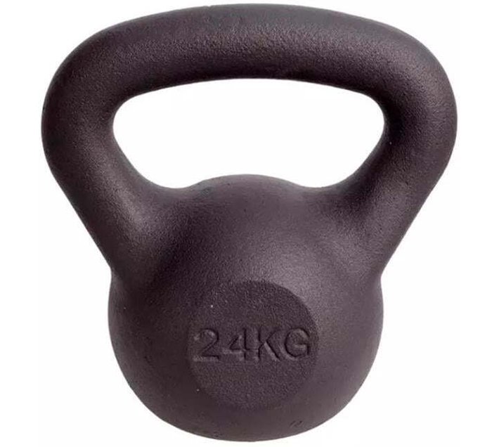 IFitness Cast Iron Black Kettlebell (24 kg) Makro
