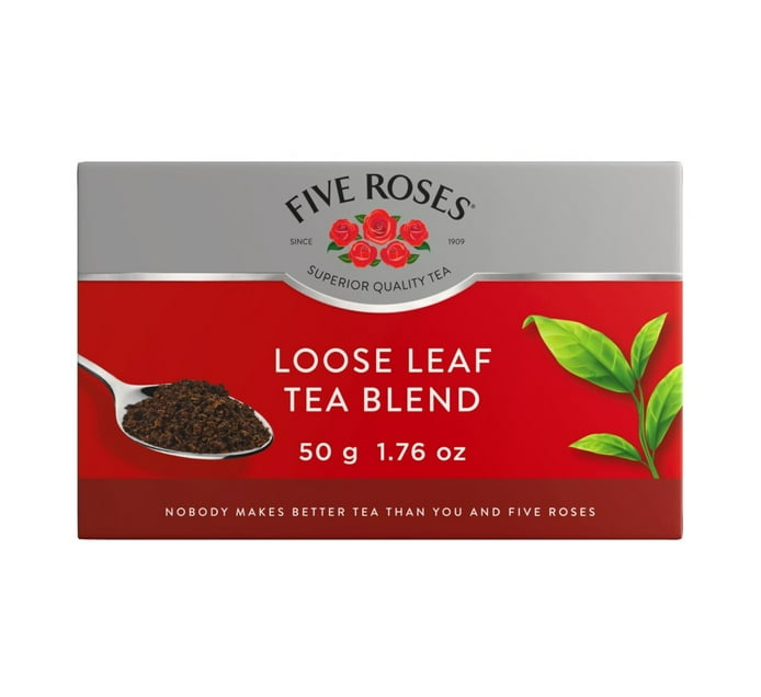 New Five Roses Tea Buy Five Roses Quality Loose Leaf Black Tea Blend 50g in Bulk | Makro ...