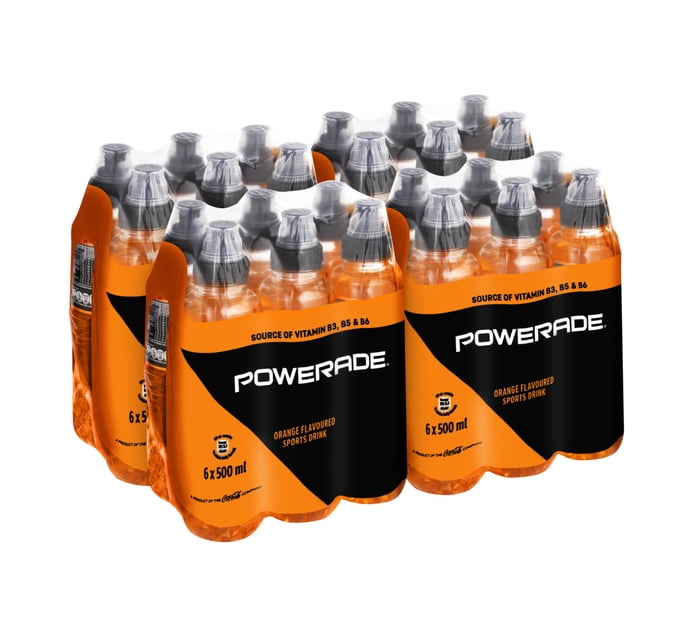 Buy Powerade Energy Drink Orange (24 x 500ml) in Bulk | Makro Business