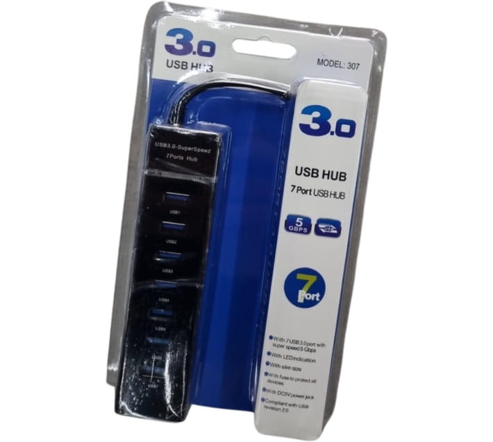 Usb 307 Module Buy Generic 7 Port USB Extension 307 3.0 7 Port USB HUB USB Hub (Black ...
