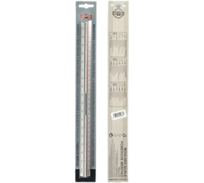 KOH-I-NOOR 601 Scala A Iniezione 20 Cm – Righello In Plastica Trasparente Per Ufficio, Scuola E Disegno Tecnico