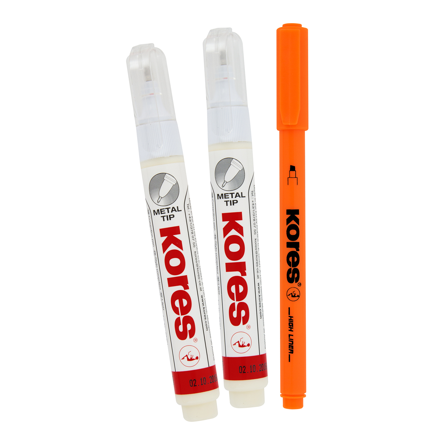 Kores Correction Pen 10 G White