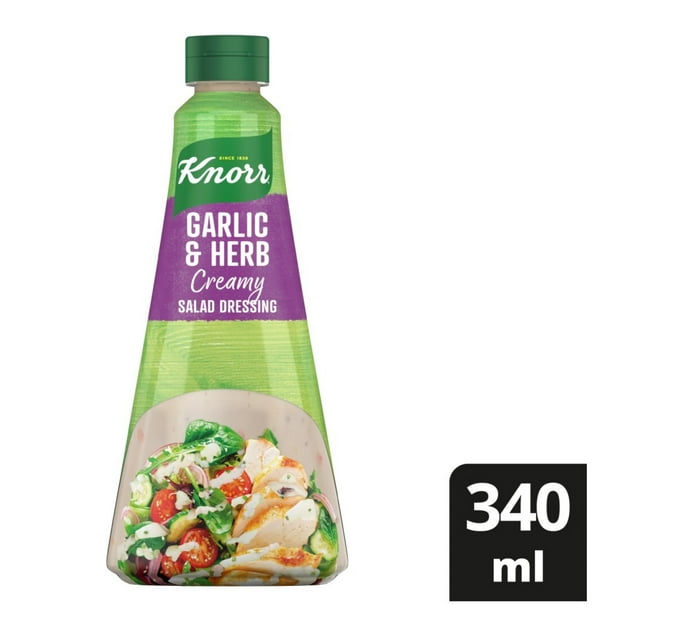 Knorr Salad Dressing Garlic & Herb (1 x 340ml) Makro