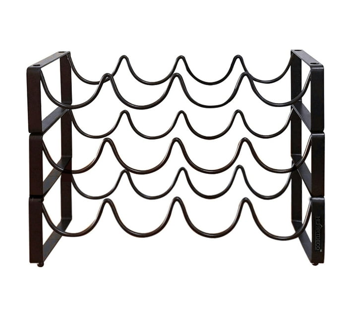 3Tier Stackable Free Standing Wine Rack Makro