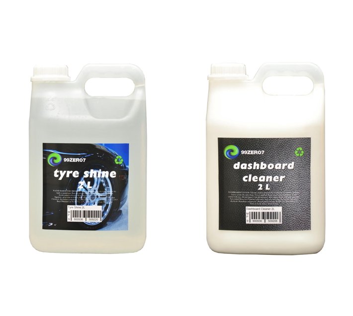 2L Tyre Shine and 2L Dashboard Cleaner Makro