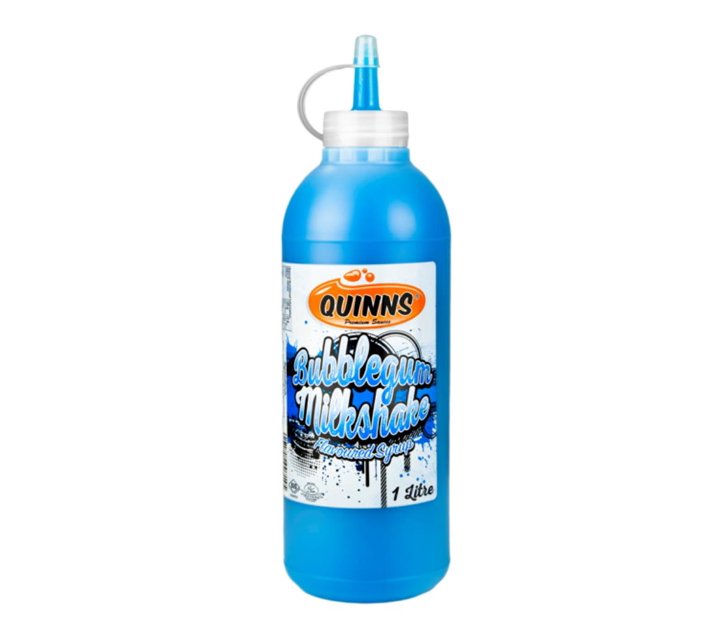 Quinns Bubblegum Milkshake Flavoured Syrup 6 x 1 Litre Makro